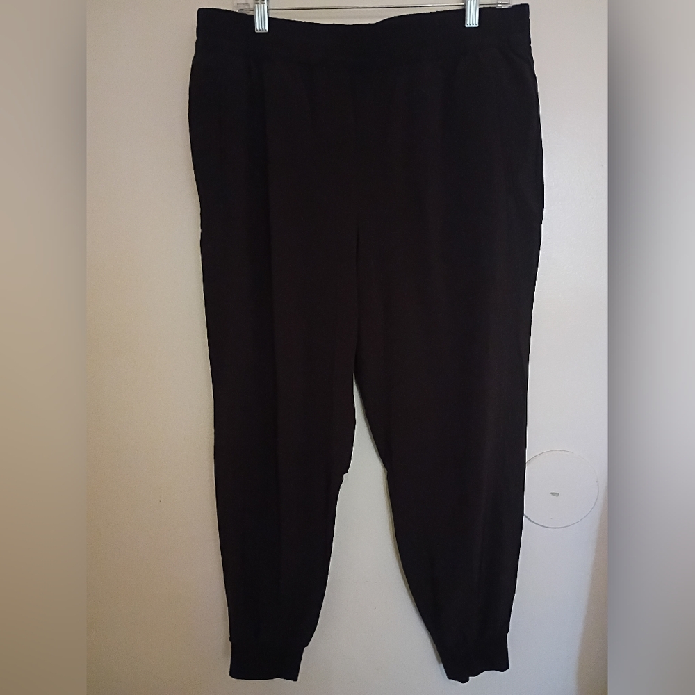 Banana Republic Women's Jogger Elastic Waist Pants NWT Polyester Cropped Sz L